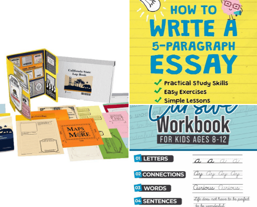 Favorite Homeschool Products cover photo collage