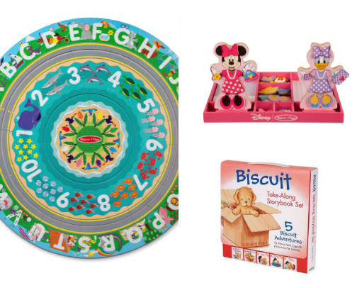 children's books + puzzles cover photo collage