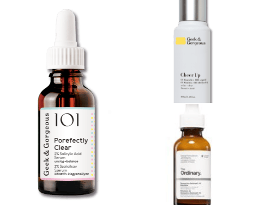 Oily skin routine cover photo collage