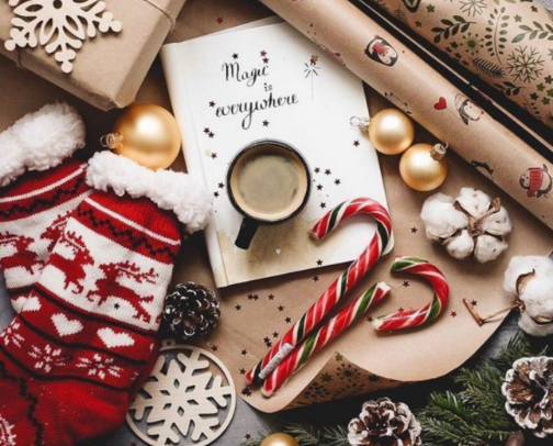 Cozy, Sparkly, Christmas Magic—Activated. cover photo collage