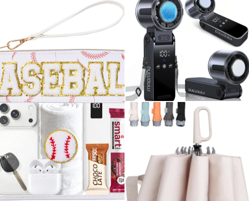Baseball Moms: A Game Day Survival Bag cover photo collage