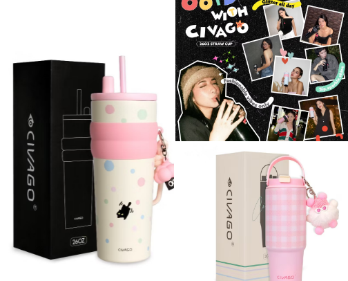 Unique, cute viral tumbler 💕 cover photo collage