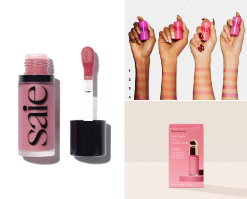 Liquid blush&stick cover photo collage
