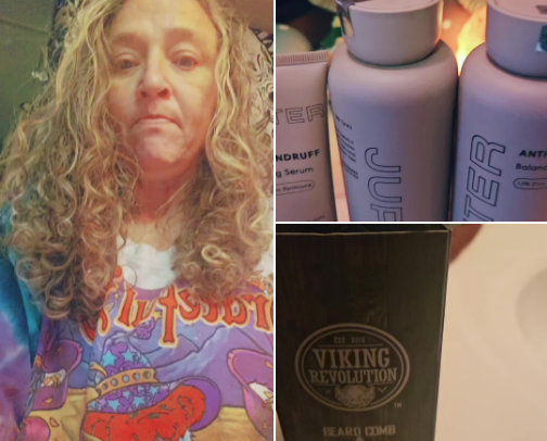 Hair products cover photo collage