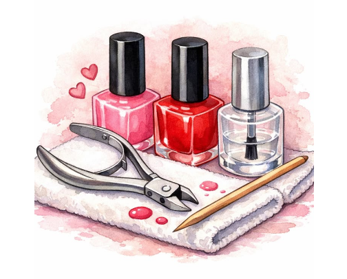 The Ultimate DIY Mani-Pedi Guide for Healthy Nails cover photo collage