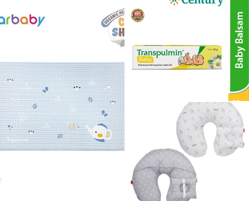 Esential items for newborn and baby cover photo collage