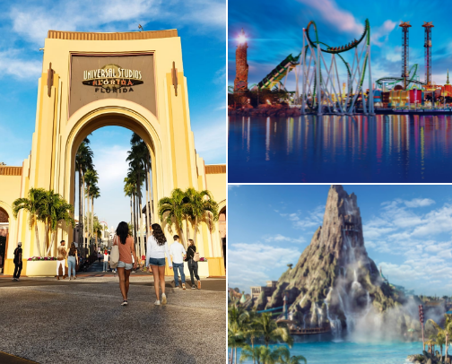UNIVERSAL STUDIOS Orlando recommendations cover photo collage