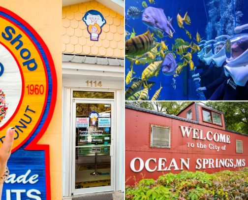 kid-friendly stops near Biloxi, Mississippi🍩 cover photo collage