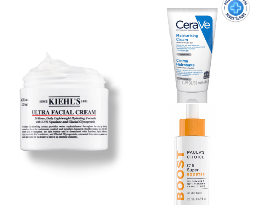 My skincare favorites cover photo collage