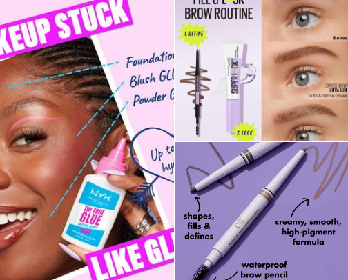 Beauty on a Budget💄 cover photo collage