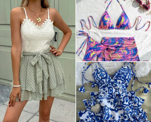 ✈️🌺Girls trip must haves✈️🌺 cover photo collage