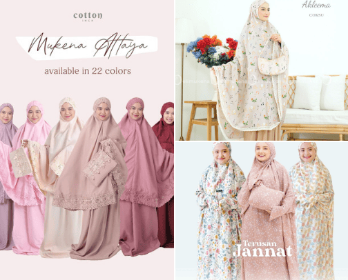 Rekomendasi Mukena Terbaik🌟🌟🌟 cover photo collage
