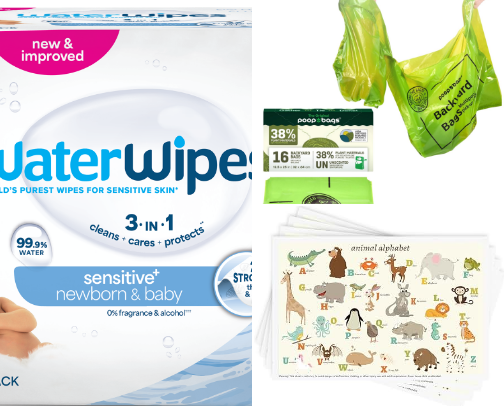 Diaper Bag Essentials cover photo collage