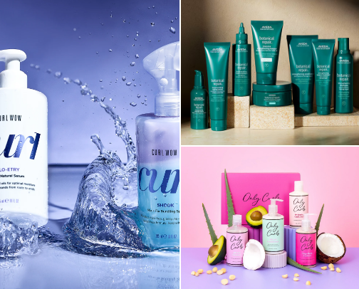 Defined, Hydrated, Bouncy. Curl Favorites You Need👩🏽‍🦱 ✨ cover photo collage