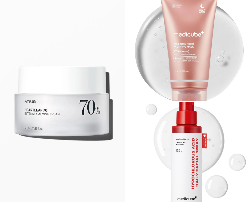 Skincare must haves! (Sensitive skin edition) cover photo collage