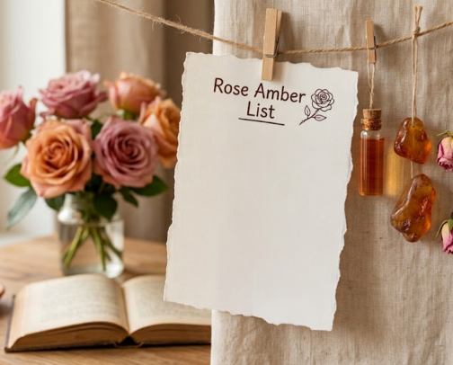 Rose Amber List 🇮🇩🌎 cover photo collage