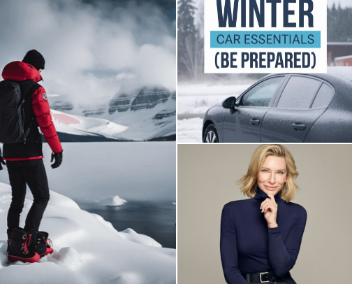 Canadian Winter Survival: Guide for Newcomers cover photo collage