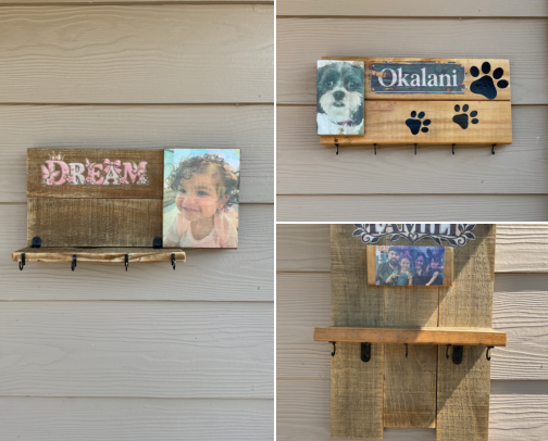 Handmade From Pallets: 
Personalized Decor Your Home cover photo collage