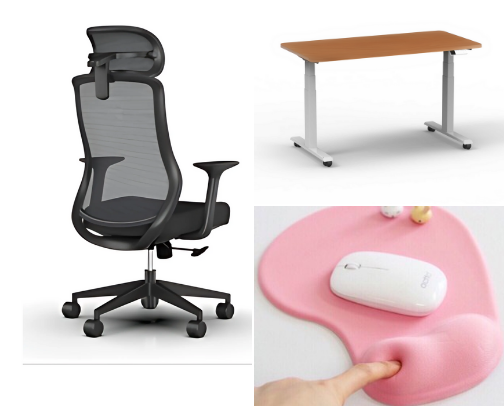 Desk Essentials: Work & Gaming Setup cover photo collage