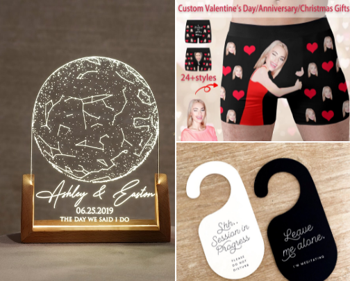 Gift Ideas for Lovers or Loved Ones cover photo collage