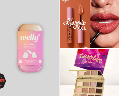 Favorite beauty products cover photo collage