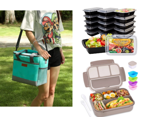 Meal prep (lunch) cover photo collage