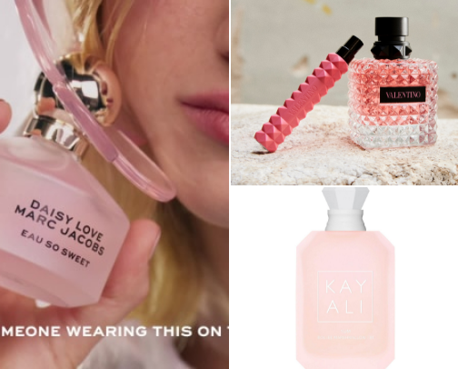 Scents/perfumes . cover photo collage