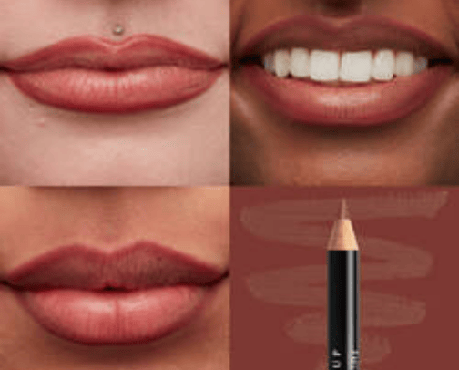 Nude lip liners cover photo collage
