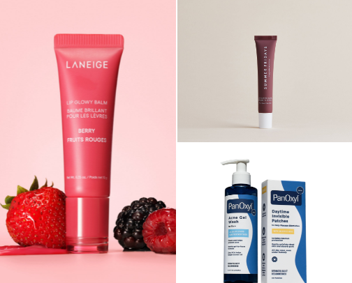 skin and lippie faves cover photo collage