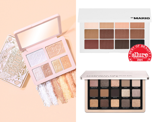 Eyeshadow cover photo collage