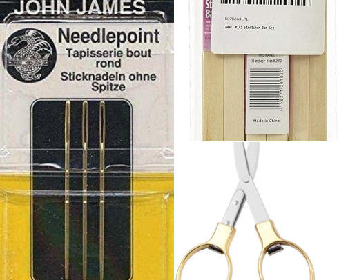 Needlepoint must-haves cover photo collage