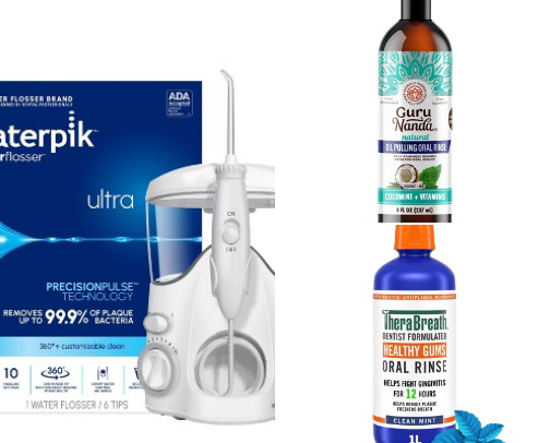 Oral hygiene essentials 🪥🦷 cover photo collage