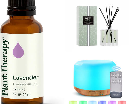 🌿 COZY & CALM SCENTS (Relaxing, Self-Care, Wellness) cover photo collage