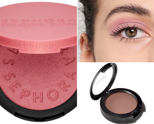 Eyeshadows and blushes ⭐ cover photo collage