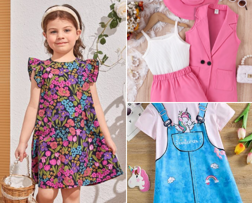 Girl Clothing cover photo collage