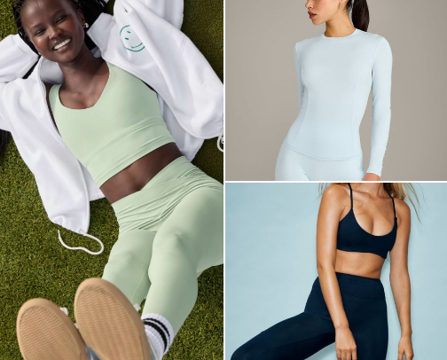 Affordable Active Wear cover photo collage