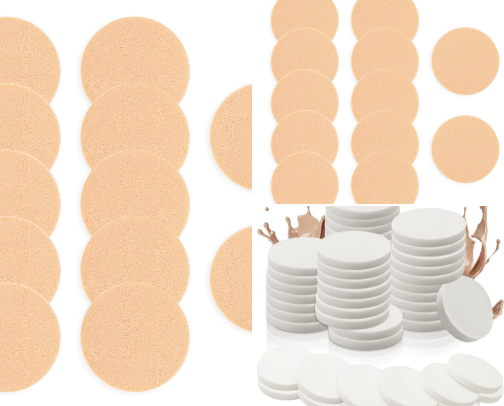 Everything You Need to Know About Round Cosmetic Sponges cover photo collage