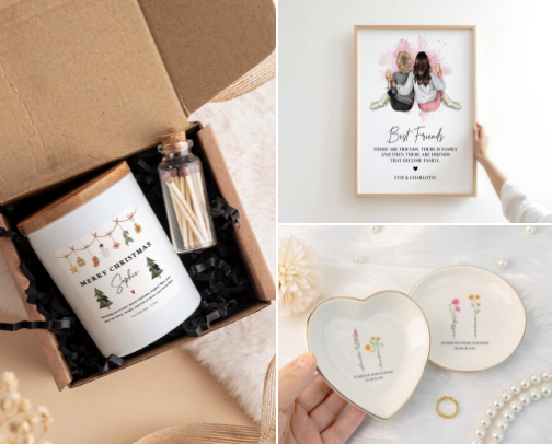 Gifts For Friends ✨ cover photo collage