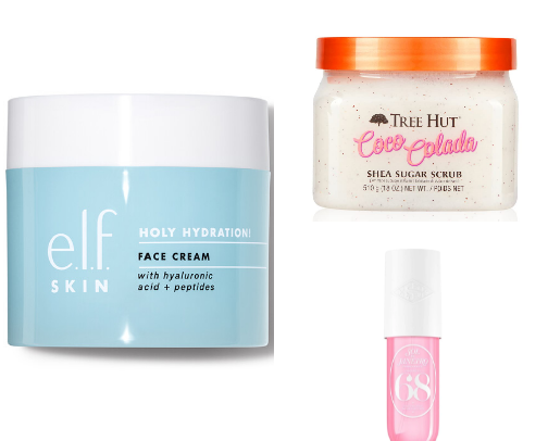 beauty items i love cover photo collage