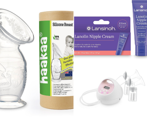 Breastfeeding Must-Haves! cover photo collage