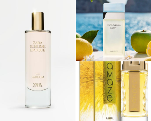 Summer perfumes🌸 cover photo collage
