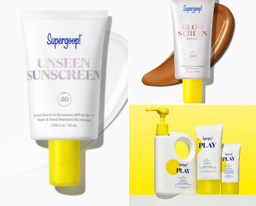 Supergoop cover photo collage