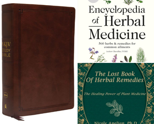 Books that helped me deepen my peace during grief and grow in spirit. cover photo collage