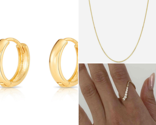 Simple Jewelry Pieces to Elevate Your Fall Outfits cover photo collage