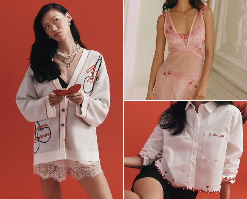 The Valentine's Day drop: cherries and bows edition cover photo collage