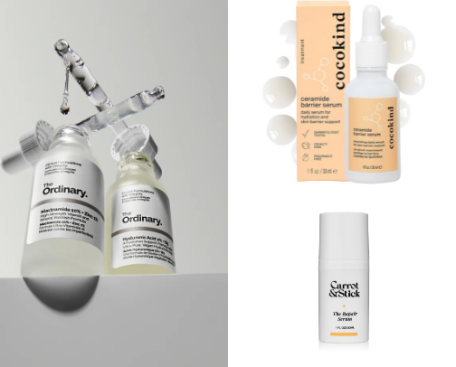 Skincare favorites cover photo collage