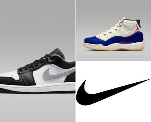 Men & Women Nike Air Jordan Sneakers. All Styles. cover photo collage