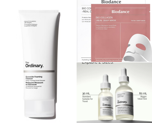 My list of favorite skincare products ♥️🤗 cover photo collage