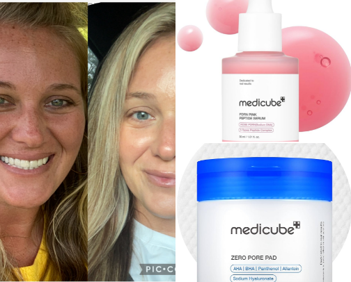 Skin care cover photo collage