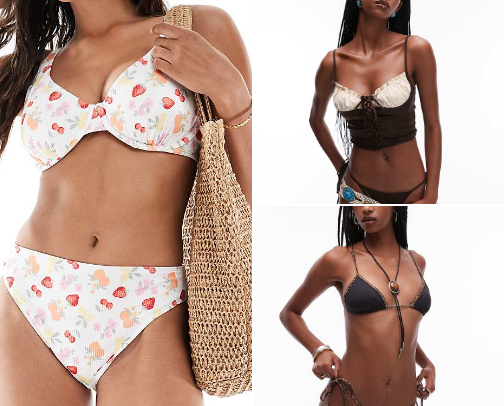 Trendy Curvy Swimwear & Bikini Sets cover photo collage